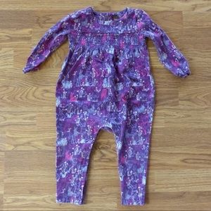 Tea Collection Woodland Print Romper